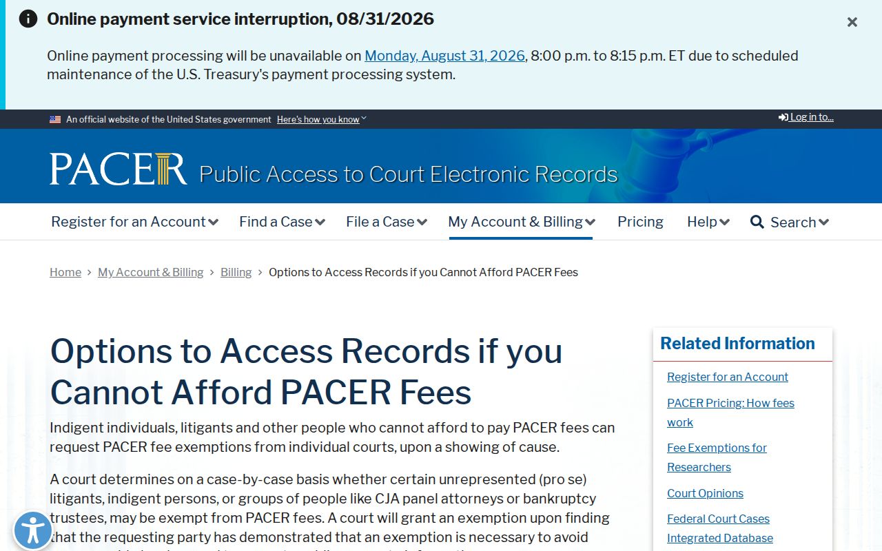 Clinton court records federal access distinction